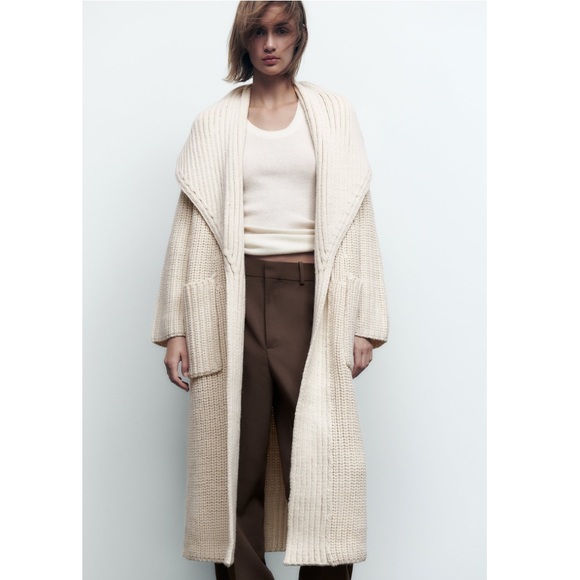 LAST 1️⃣—NWT Zara Limited Edition Knit Coat - Picture 11 of 11